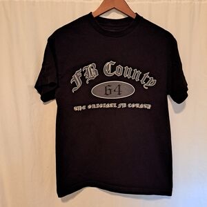 Black FB County Graphic T-Shirt #64 M